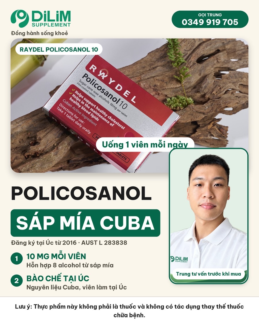 Policosanol từ sáp mía Cuba
